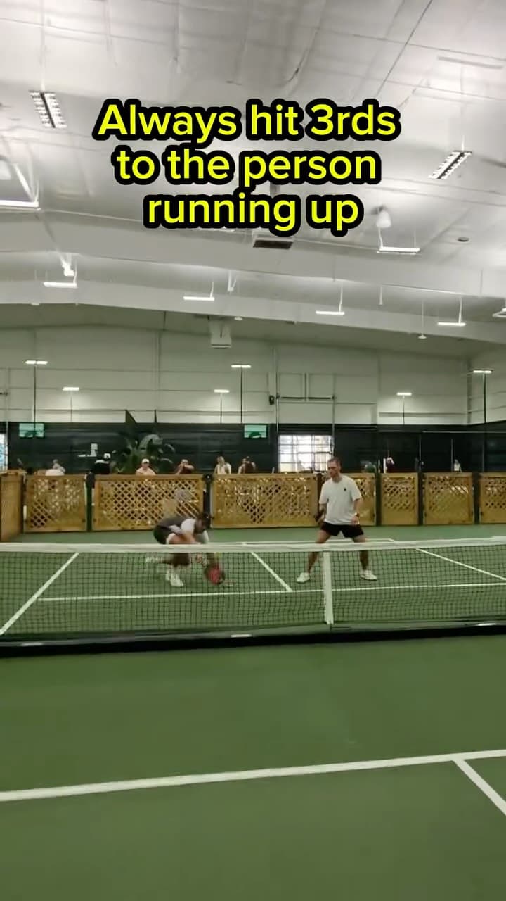 Always hit 3rds to the person running up
